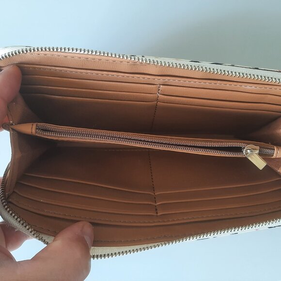 Fossil Long Wallet - Bicycle Wheel Abstract Design - Picture 6 of 6